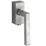 SKG2 Draaikiepgarnituur afsluitbaar Kare/Bauhaus mat nikkel ongelakt