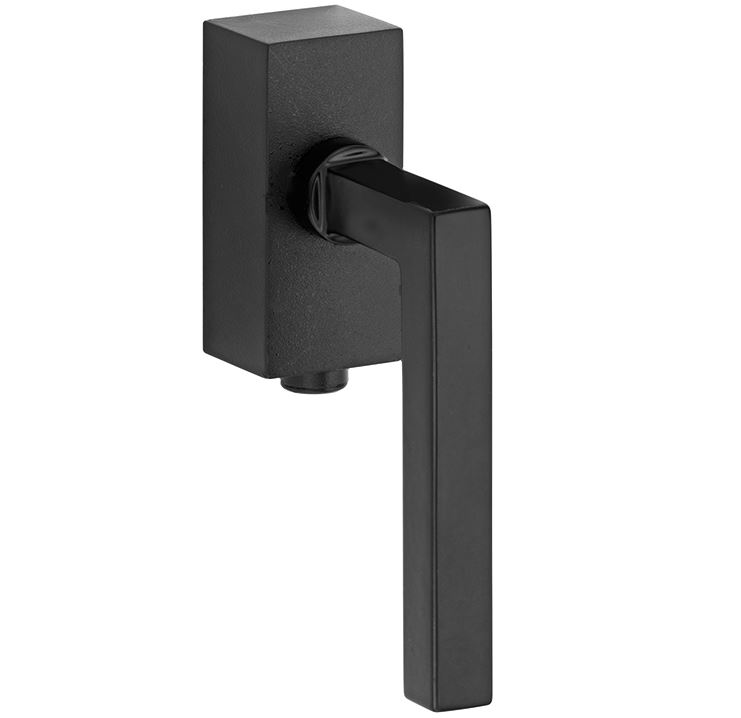 SKG2 Draaikiepgarnituur afsluitbaar Kare/Bauhaus mat zwart