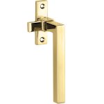 Raamboom Met Sluitplaat Rechts Kare messing gelakt