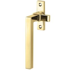 Raamboom Met Sluitplaat Links Kare messing gelakt