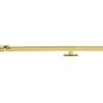 Uitzetijzer Kare messing gelakt