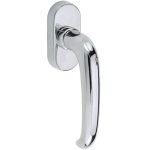 Draaikiepgarnituur Halfsabel/Elegant glans chroom