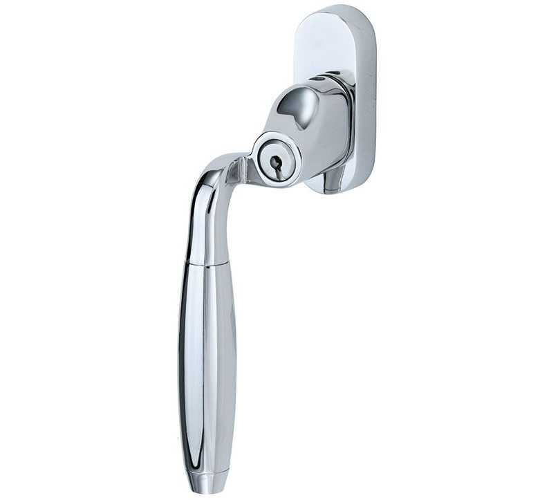 SKG2 Draaikiepgarnituur afsluitbaar Elegant Links glans chroom