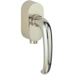 SKG2 Draaikiepgarnituur afsluitbaar Halfsabel/Elegant glans nikkel