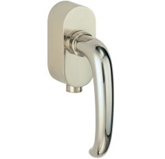 SKG2 Draaikiepgarnituur afsluitbaar Halfsabel/Elegant glans nikkel