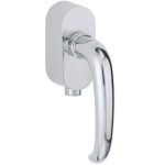 SKG2 Draaikiepgarnituur afsluitbaar Halfsabel/Elegant glans chroom