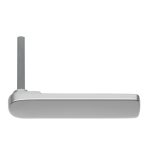 AXA Deurklink stiftdeel Flat DD 38-54 mm aluminium F1