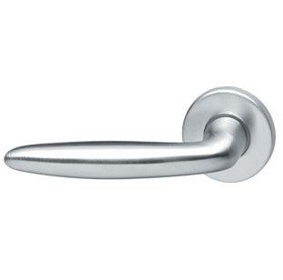 Intersteel enkele deurklink Sigaar links op rozet chroom mat