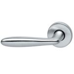 Intersteel enkele deurklink Phobos links op rozet chroom mat