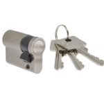 Profielcilinder Standaard 30/10 nikkel