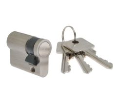 Profielcilinder Standaard 30/10 nikkel