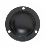 Intersteel afdekplaatje tbv bout voordeurknop mat zwart