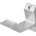 Leuninghouder type 3542-0 opschroevend 65 mm aluminium F1