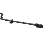 Raamuitzetter met krul 300mm ijzer zwart