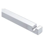 Losse espagnoletstang voor Kruk/Pomp espagnoletten 9x1100mm glans chroom