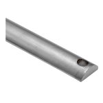 Losse krukespagnoletstang 6x16x1100mm mat chroom