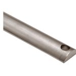 Losse krukespagnoletstang 6x16x1100mm mat nikkel ongelakt