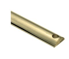 Losse krukespagnoletstang 6x16x1100mm messing gelakt