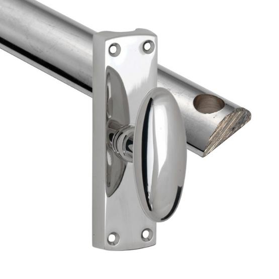 Kruk-espagnolet Ei glans nikkel Inclusief 1 Stang