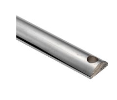 Losse krukespagnoletstang 6x16x1400mm glans nikkel