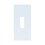 Sleutelplaatje SQUARE LSQBN32 rechthoekig Wit