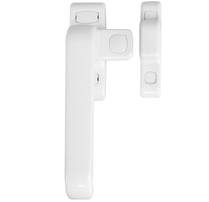 AMIG raamsluiting links aluminium wit