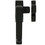 AMIG raamsluiting links aluminium zwart