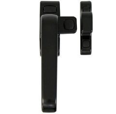 AMIG raamsluiting links aluminium zwart