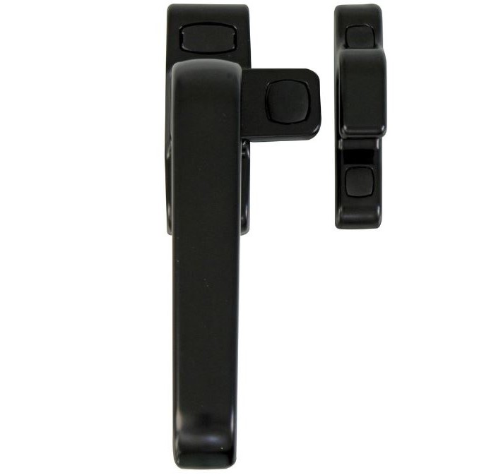 AMIG raamsluiting links aluminium zwart