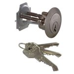 CISA staartcilinder 10G500 voor oplegdeursloten nikkel