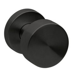 Voordeurknop Vast Rond Ø52mm zwart