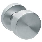 Voordeurknop Vast Rond Ø52mm rvs mat