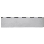 Tochtklep rechthoek rvs mat