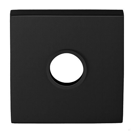 Enkele krukrozet met schroefdraad zwart