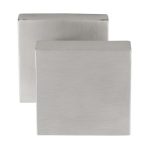 Voordeurknop QUATTRO excentrisch rvs mat