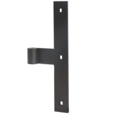 T-heng 240x35mm recht voor draaipen 14 mm staal zwart