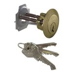 CISA staartcilinder 10G500 voor oplegdeursloten messing