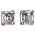 WC-Sluiting 8 mm Vierkant glans nikkel