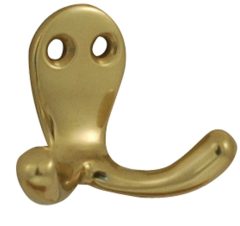 Kanhaak Dubbel 32mm messing ongelakt