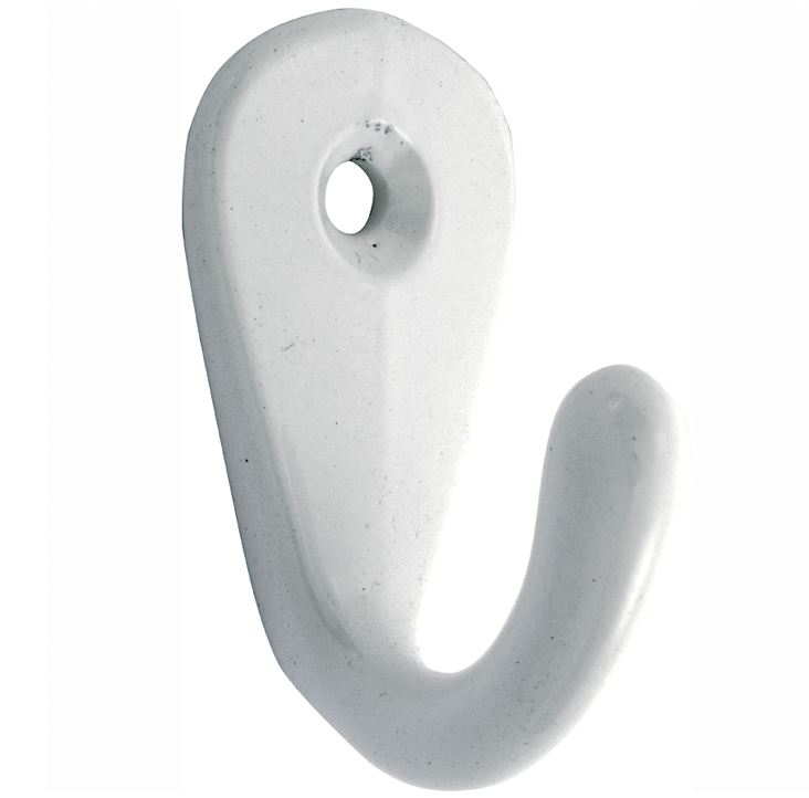 Kanhaak Enkel 38mm aluminium wit gelakt