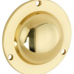 Moerkap Elegant 45x13mm messing gelakt