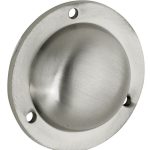 Moerkap Elegant 45x13mm mat nikkel ongelakt