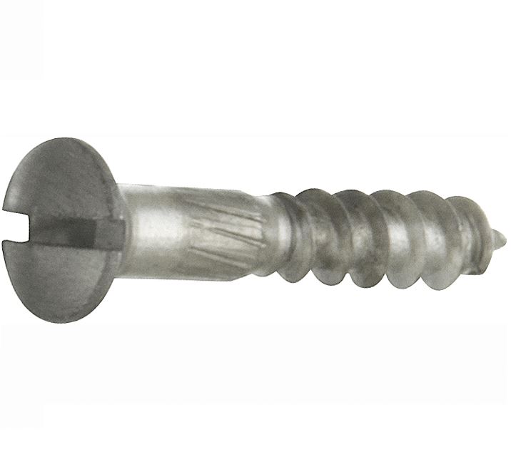 Houtschroef (4 stuks) 2,5x12 mm mat nikkel ongelakt