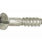 Houtschroef (4 stuks) 3,0x16 mm glans nikkel