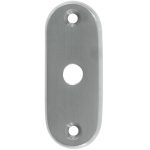 Slot afdekrozet open mat chroom