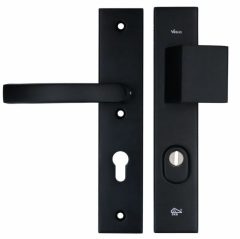 VEILIG veiligheidsbeslag PC72 Greep/Kruk met kerntrekbeveiliging SKG3 zwart