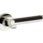 Deurklink op geveerd rozet Dual/Vivo glans nikkel