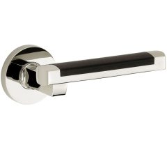 Deurklink op geveerd rozet Dual/Vivo glans nikkel