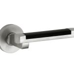 Deurklink op geveerd rozet Dual/Vivo mat nikkel ongelakt