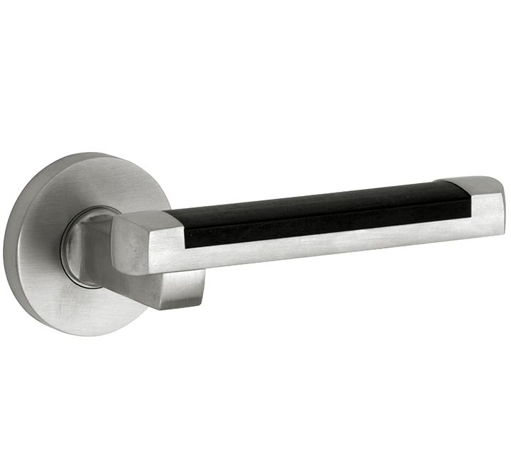 Deurklink op geveerd rozet Dual/Vivo mat nikkel ongelakt